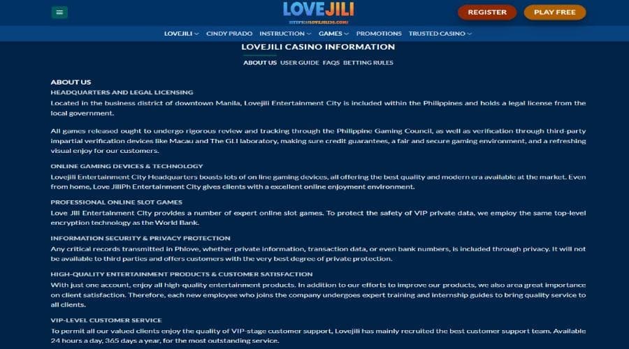 lovejili about us partner sg777